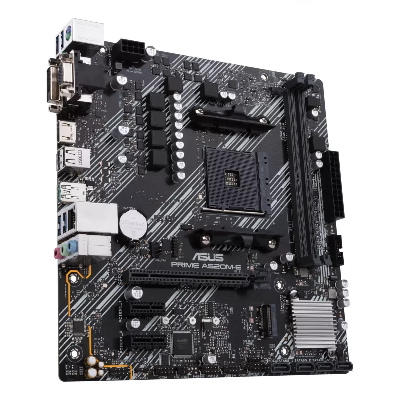 Základná doska ASUS PRIME A520M-E/CSM, AMD A520, Socket AM4, micro ATX