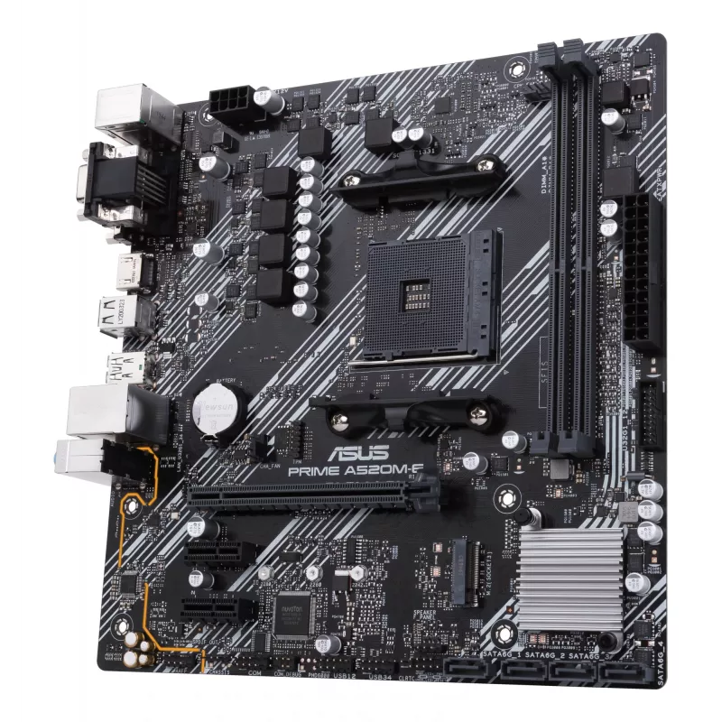 Základná doska ASUS PRIME A520M-E/CSM, AMD A520, Socket AM4, micro ATX
