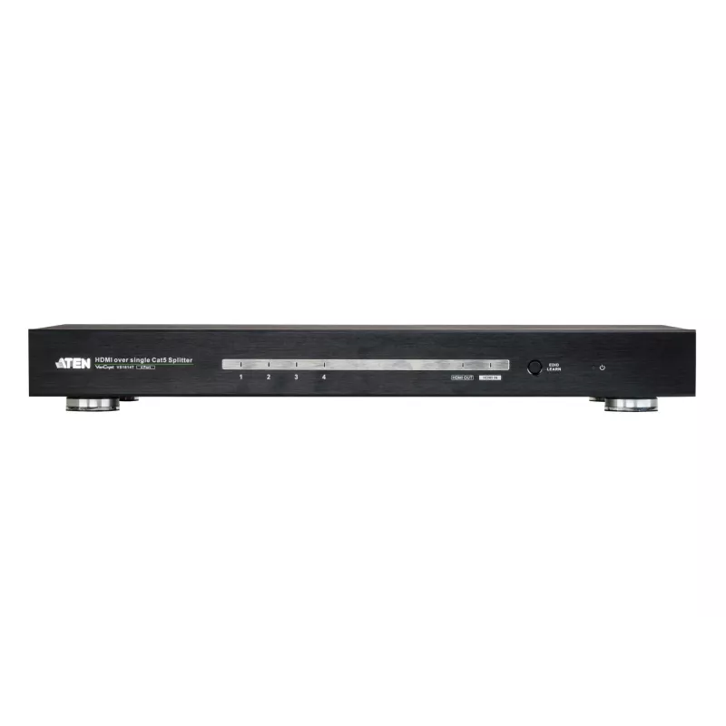ATEN 4-portový HDMI CAT5e/6 splitter cez jeden Cat kábel / 4K / RS232 / HDBaseT