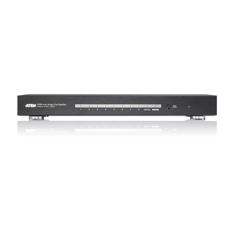 ATEN 8-portový HDMI CAT5e/6 splitter cez jeden Cat kábel / 4K / RS232 / HDBaseT