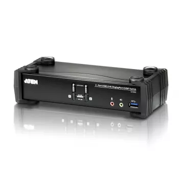 ATEN 2-portový USB 3.1 Gen 1 4K DisplayPort 1.2 KVMP™ switch s audiom (KVM kábel v balení)