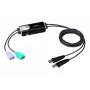 KM switch ATEN 2-portový USB Boundless káblový CS62KM