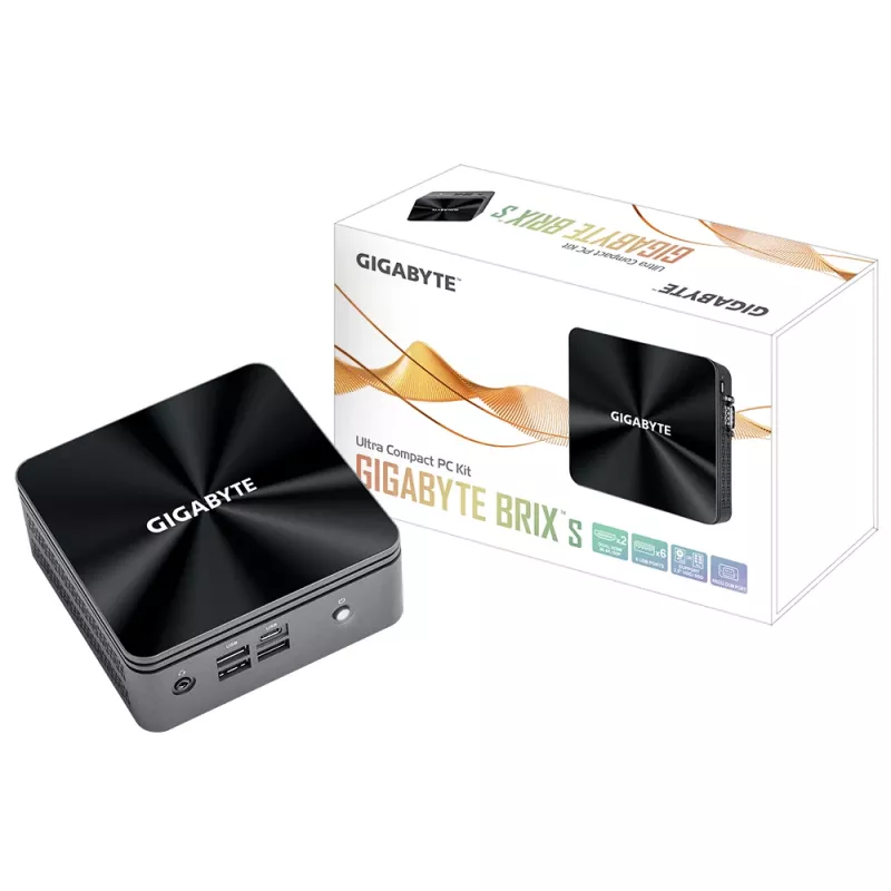 GIGABYTE GB-BRi5H-10210(E) UCFF čierny i5-10210U 1,6 GHz