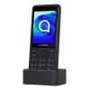 TCL OneTouch 4042S Dual SIM tlačidlový telefón s nabíjacím stojanom, sivý