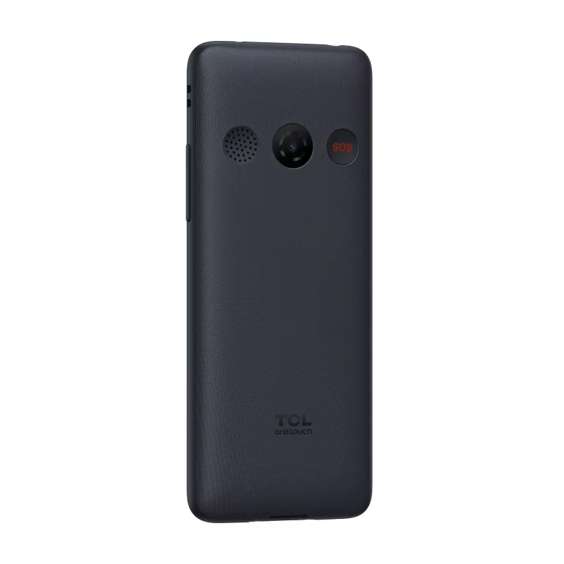 TCL OneTouch 4042S Dual SIM tlačidlový telefón s nabíjacím stojanom, sivý