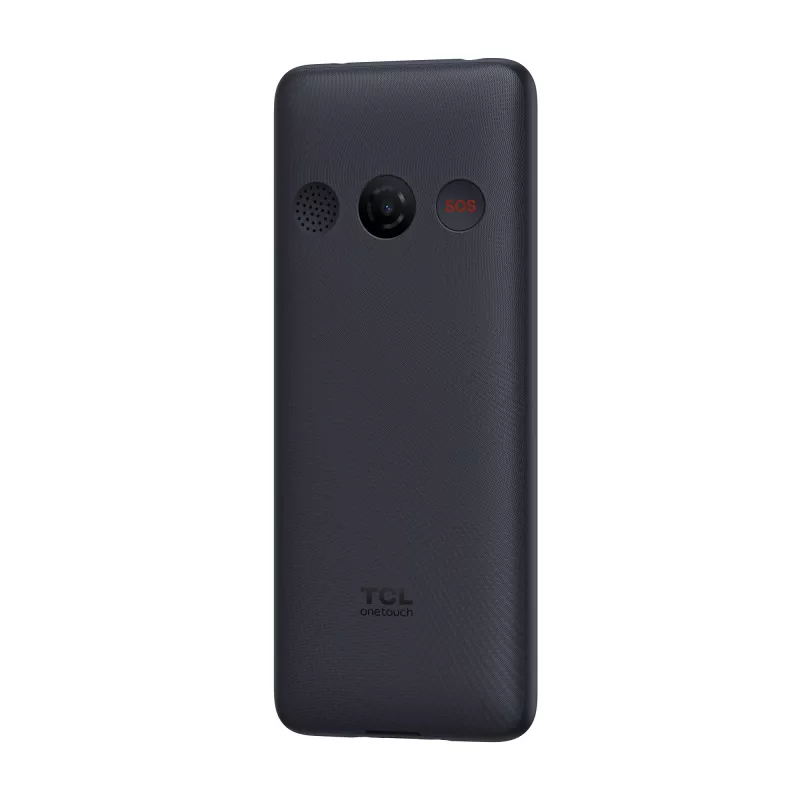 TCL OneTouch 4042S Dual SIM tlačidlový telefón s nabíjacím stojanom, sivý