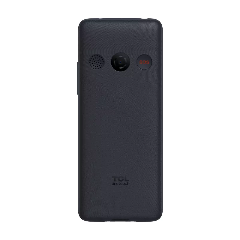 TCL OneTouch 4042S Dual SIM tlačidlový telefón s nabíjacím stojanom, sivý