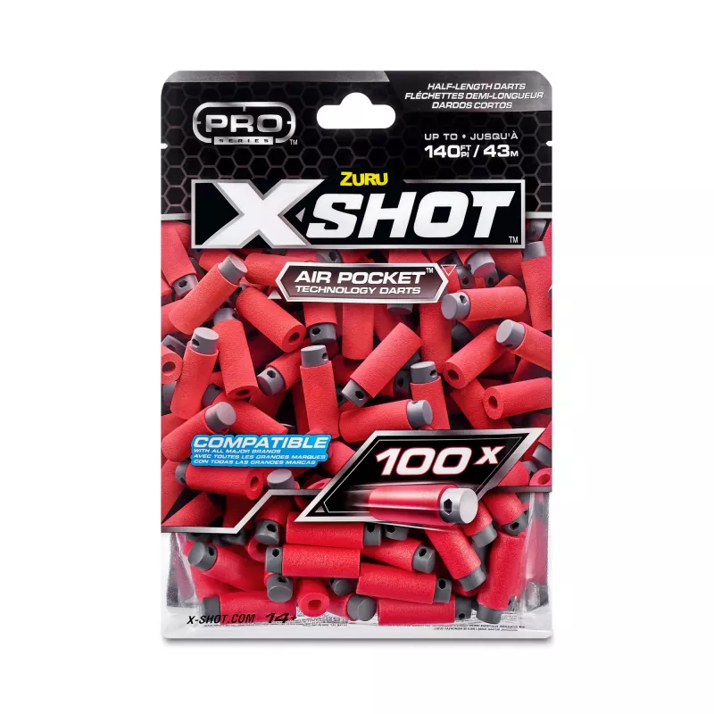 XSHOT Pro Series náhradné polovičné šípy (100 šípov) ZURU