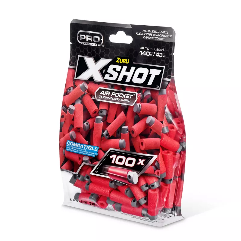 XSHOT Pro Series náhradné polovičné šípy (100 šípov) ZURU