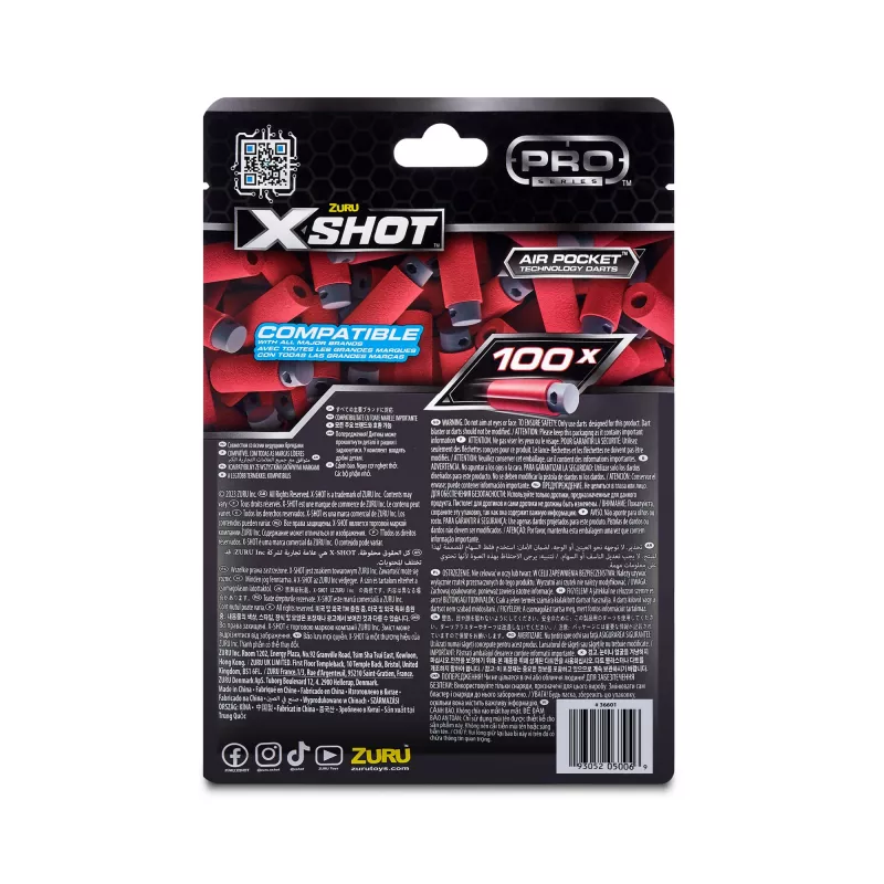 XSHOT Pro Series náhradné polovičné šípy (100 šípov) ZURU