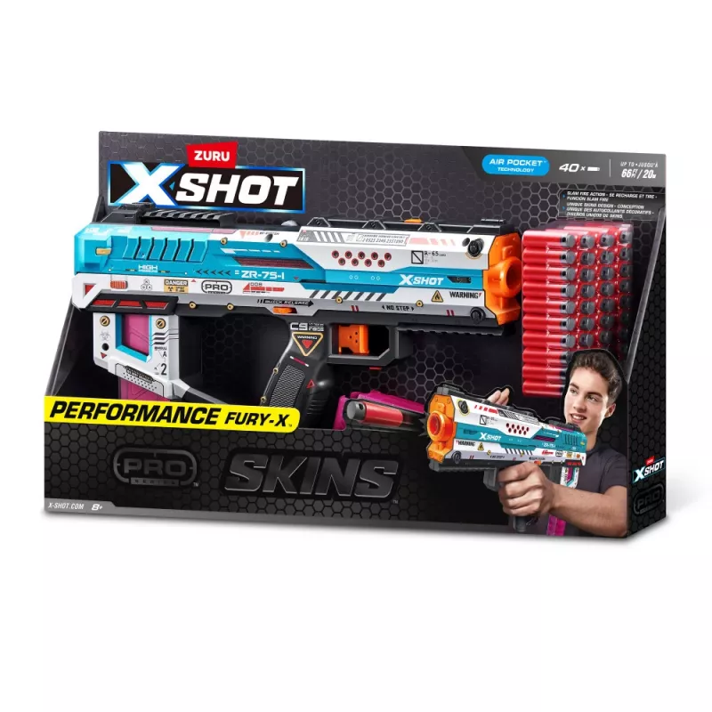 Hračkárska pištoľ Zuru XSHOT 36772 — viacfarebný plast, 400 g, vek 14+