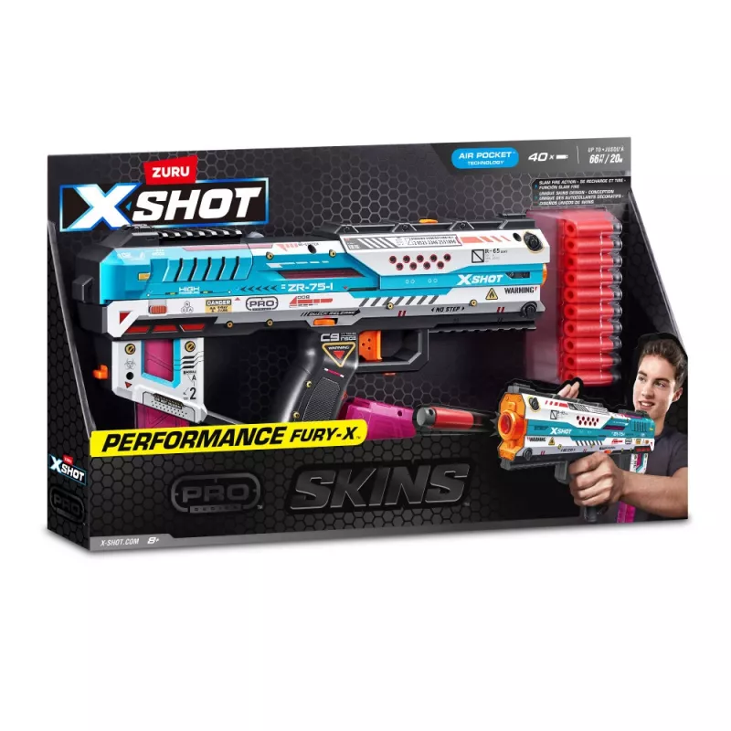 Hračkárska pištoľ Zuru XSHOT 36772 — viacfarebný plast, 400 g, vek 14+
