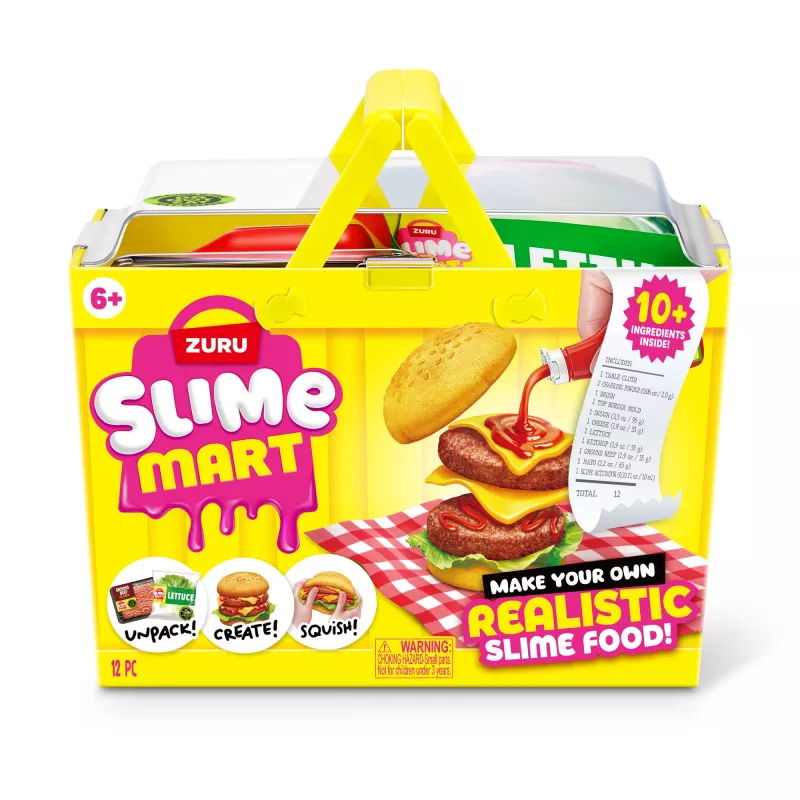 ZURU Slime Mart malý košík, hračkárske jedlo, 6 rokov, viacfarebné