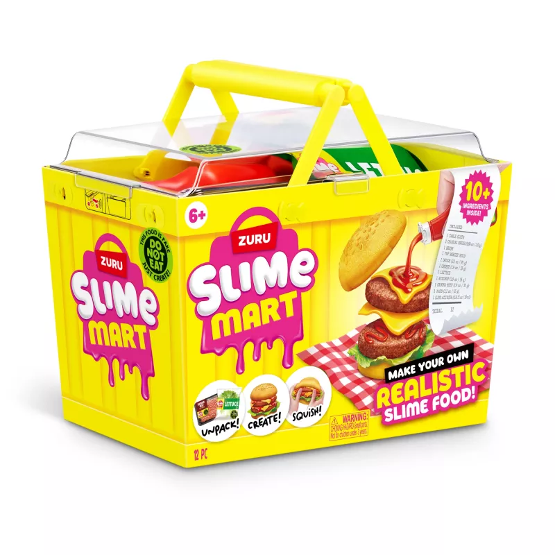ZURU Slime Mart malý košík, hračkárske jedlo, 6 rokov, viacfarebné