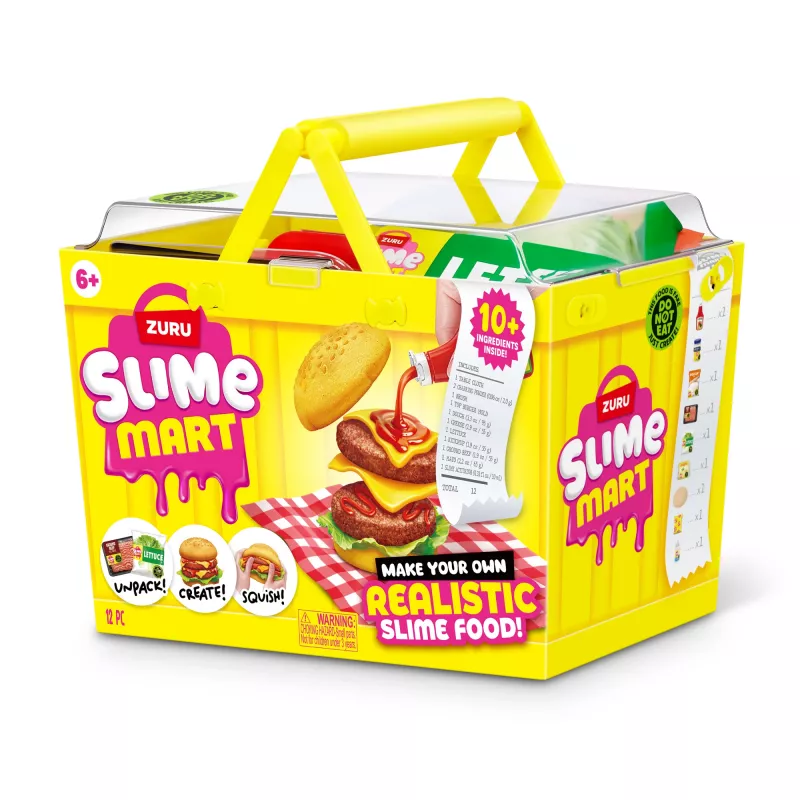 ZURU Slime Mart malý košík, hračkárske jedlo, 6 rokov, viacfarebné