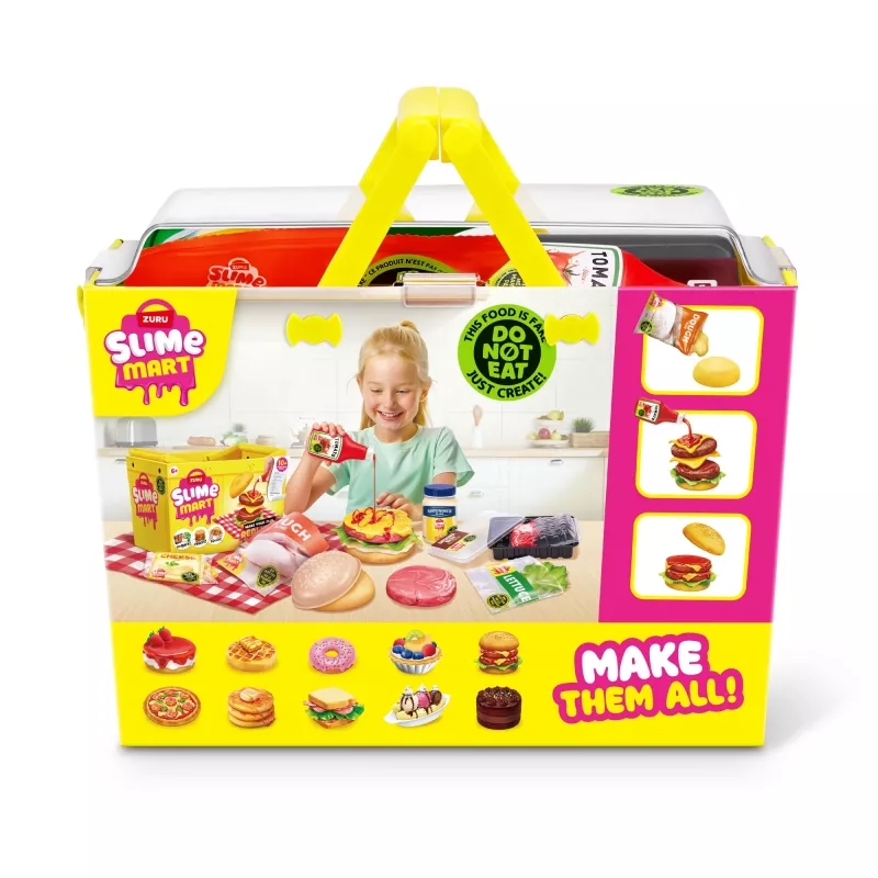 ZURU Slime Mart malý košík, hračkárske jedlo, 6 rokov, viacfarebné