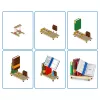 MAX Build more Premium Home Building Bricks Collection, stavebné kocky, 8 rokov, plast, 181 ks, 197 g