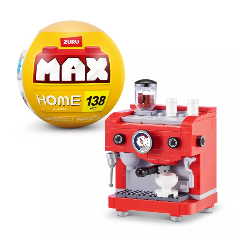 MAX Build more Premium Home Building Bricks Collection, stavebné kocky, 8 rokov, plast, 181 ks, 197 g