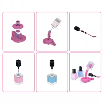 MAX Build more Premium Beauty stavebnica, stavebné kocky, 8 rokov, plast, 169 ks, 197 g