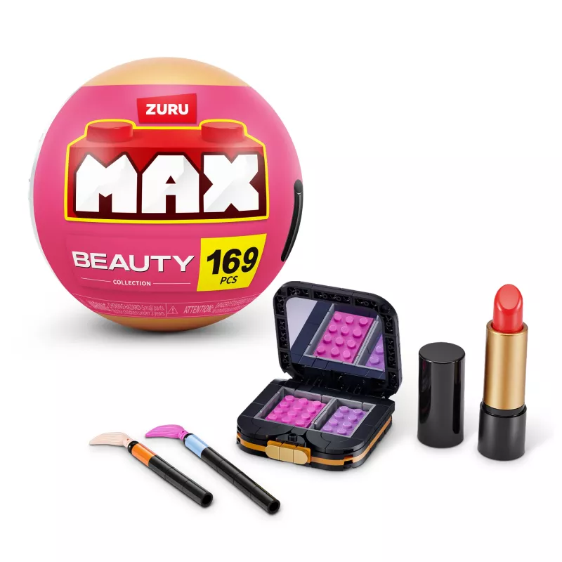 MAX Build more Premium Beauty stavebnica, stavebné kocky, 8 rokov, plast, 169 ks, 197 g