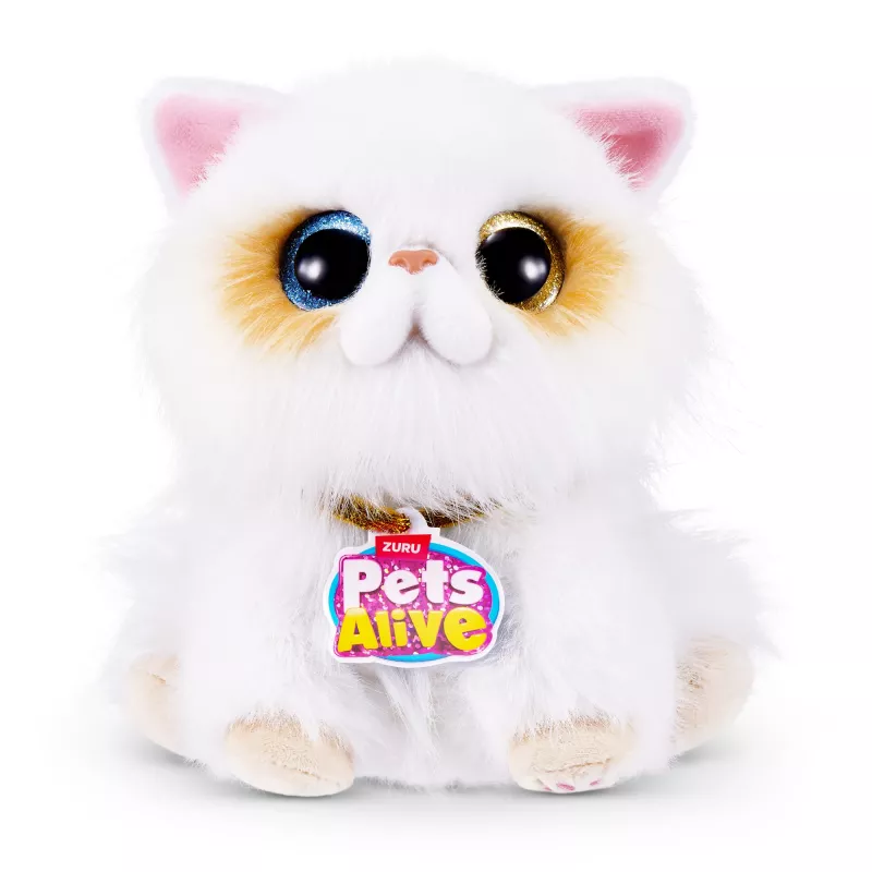 Hračkárska mačka Zuru Pets Alive Smitten Kittens Series 2 – interaktívna zvuková hračka, od 3 rokov, AAA batérie