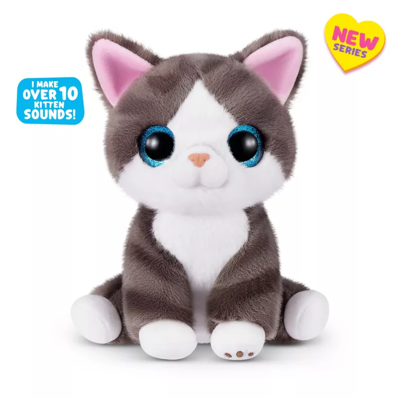 Hračkárska mačka Zuru Pets Alive Smitten Kittens Series 2 – interaktívna zvuková hračka, od 3 rokov, AAA batérie