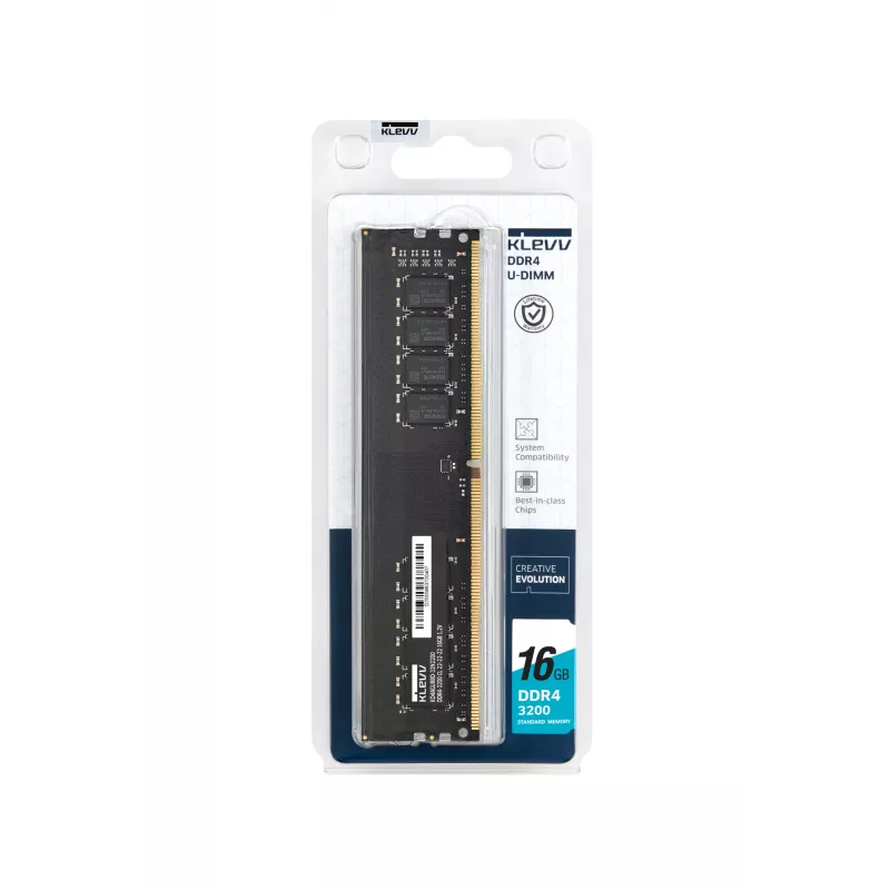 Klevv U-DIMM pamäťový modul 16 GB 1 x 16 GB DDR4 3200 MT/s 288-pin DIMM