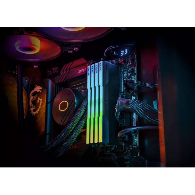 Klevv 64GB (2 x 32GB) 6000MHz CL30 DDR5 GAMING RAM MODUL 30-36-36-76 CRAS V RGB