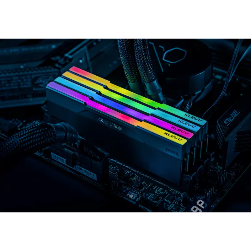 Klevv 64GB (2 x 32GB) 6000MHz CL30 DDR5 GAMING RAM MODUL 30-36-36-76 CRAS V RGB