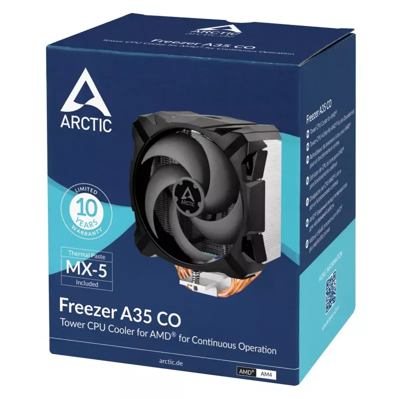 Chladič ARCTIC Freezer A35 CO AMD vežový CPU chladič 200-1800 RPM 0,3 sone