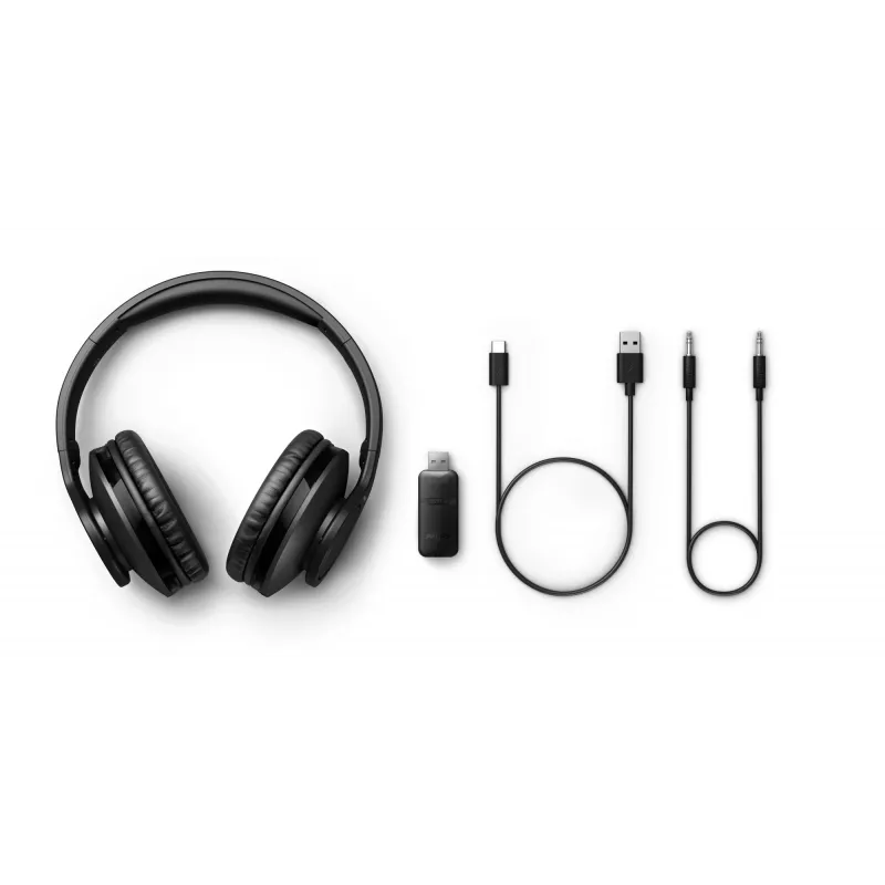 Philips 6000 series TAH6206BK/00 bezdrôtové slúchadlá/náhlavná súprava cez hlavu hudba Bluetooth čierna