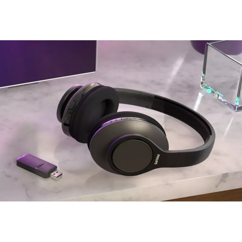 Philips 6000 series TAH6206BK/00 bezdrôtové slúchadlá/náhlavná súprava cez hlavu hudba Bluetooth čierna