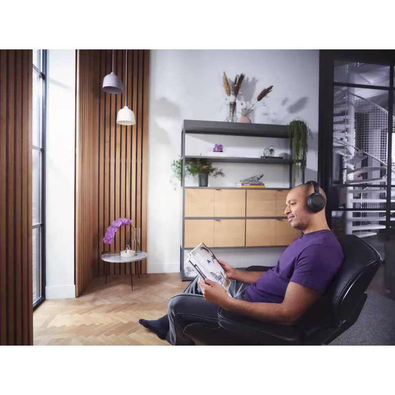 Philips 6000 series TAH6206BK/00 bezdrôtové slúchadlá/náhlavná súprava cez hlavu hudba Bluetooth čierna