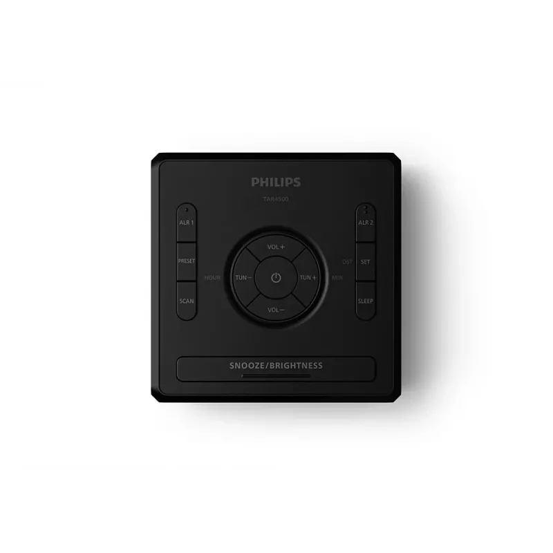 Philips TAR4500/10 budík digitálny budík čierny