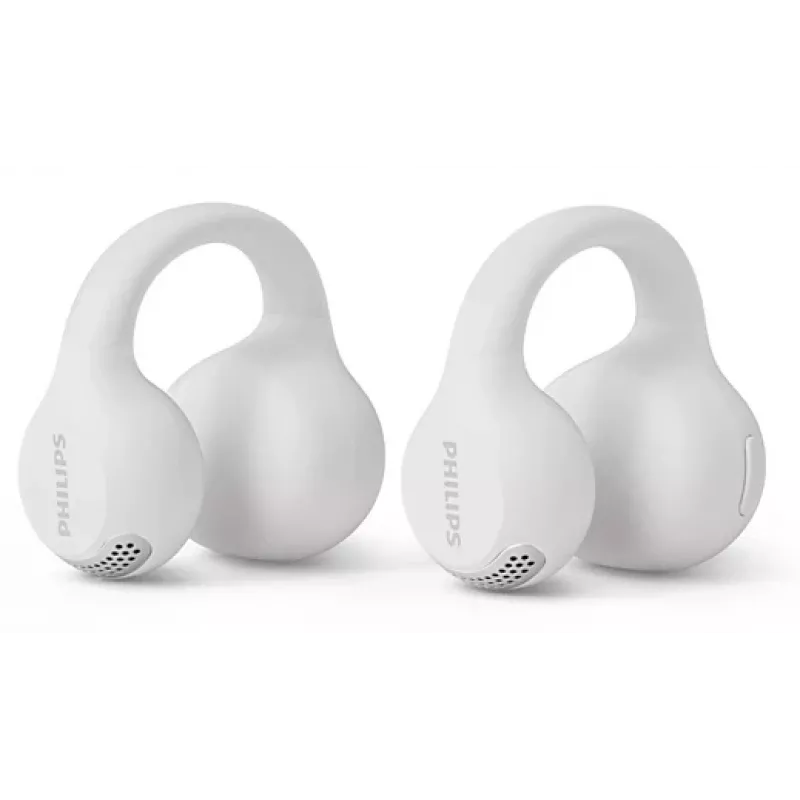 Philips 2000 series TAQ2000WT náhlavná súprava True Wireless Stereo (TWS) ušný klip, open-ear hovory/hudba Bluetooth biela