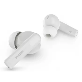 Bezdrôtové in-ear slúchadlá Philips TAT2520WT/00 — Bluetooth, na hovory a hudbu, 20–20000 Hz, dosah 10 m, biela, 40 g