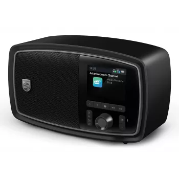 Philips TAV2000DB prenosný analógový a digitálny čierny