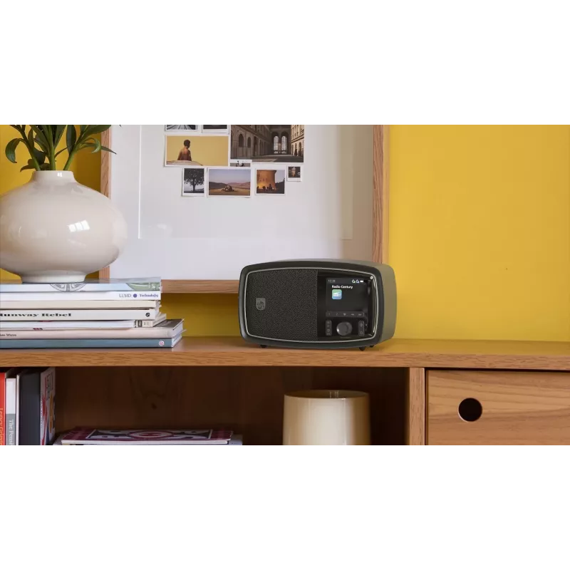 Philips TAV2000DB prenosný analógový a digitálny čierny