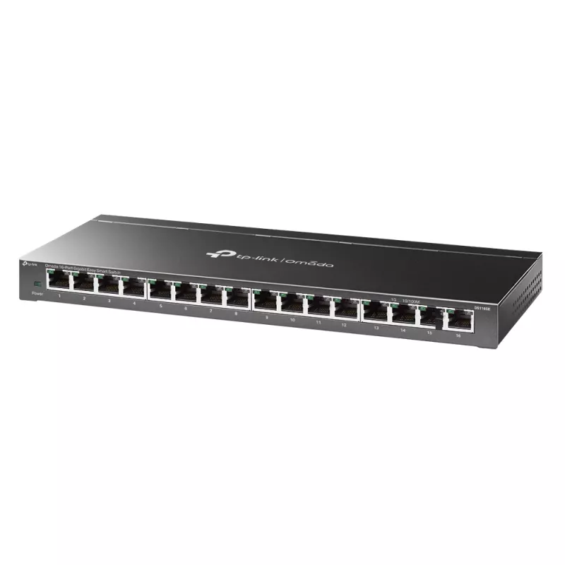 TP-Link Omada DS116GE sieťový switch managed L2 Gigabit Ethernet (10/100/1000) čierny