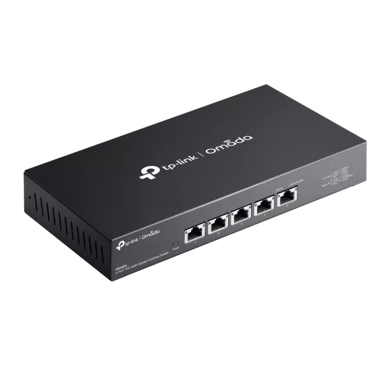 TP-Link Omada DS105X sieťový switch unmanaged 10G Ethernet (100/1000/10000) čierny
