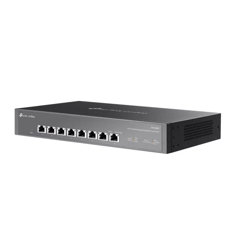 TP-Link Omada DS1008X sieťový switch unmanaged 10G Ethernet (100/1000/10000) 1U čierny