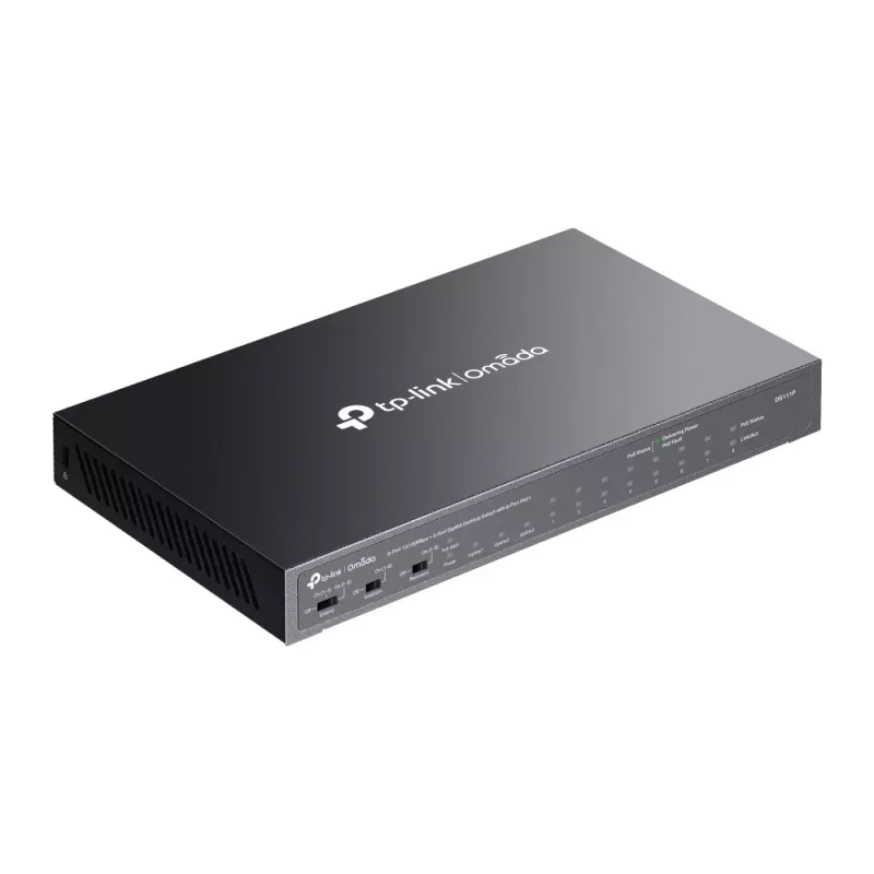 TP-Link Omada DS111P sieťový switch unmanaged Fast Ethernet (10/100) Power over Ethernet (PoE) čierny