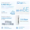 Mesh router TP-Link AXE5400 tri-band 2,4 GHz 5 GHz 6 GHz Wi-Fi 6E