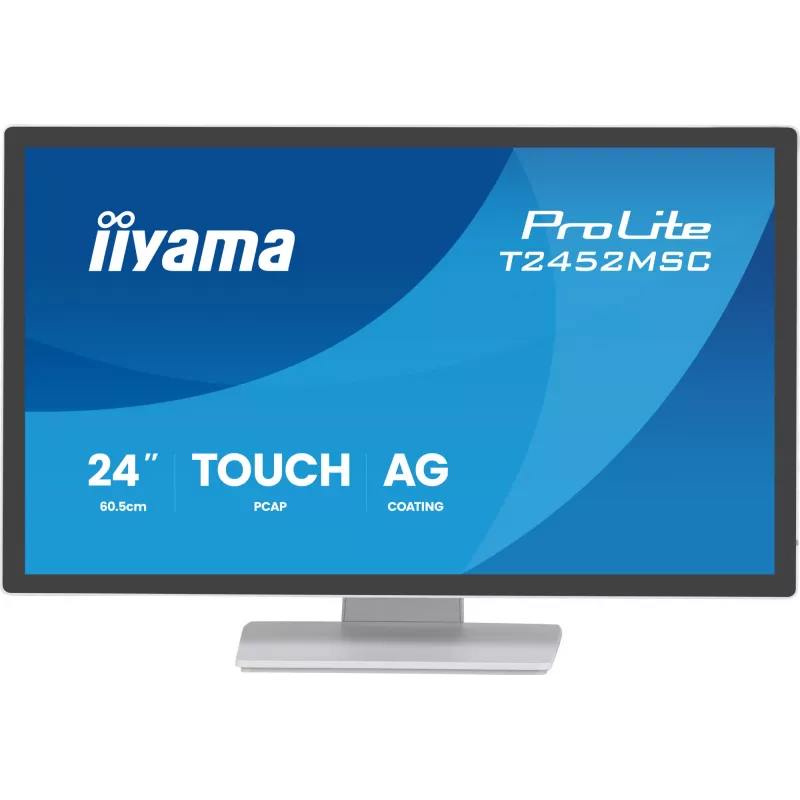 iiyama T2452MSC-W2AG počítačový monitor 61 cm (24 palcov) 1920 x 1080 pixelov Full HD LED dotykový biely