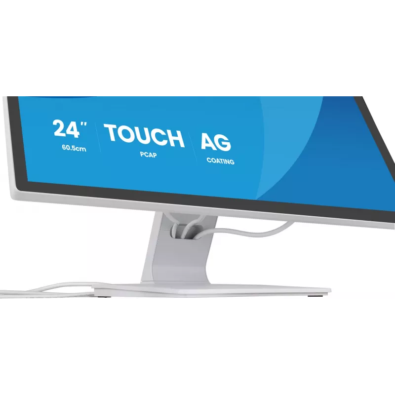 iiyama T2452MSC-W2AG počítačový monitor 61 cm (24 palcov) 1920 x 1080 pixelov Full HD LED dotykový biely