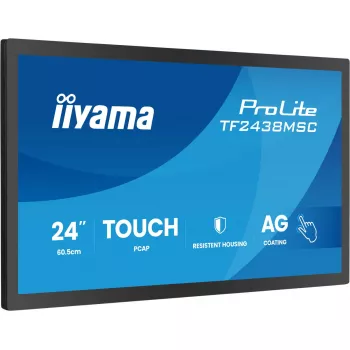 Dotykový monitor IIYAMA TF2438MSC-B2 — 24 palcov interaktívny displej, Multi-Touch