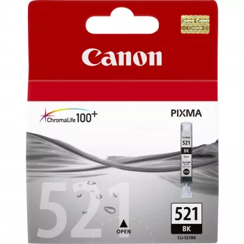 Canon CLI-521BK čierna atramentová kazeta, čierna, pigmentový atrament, 1 kus
