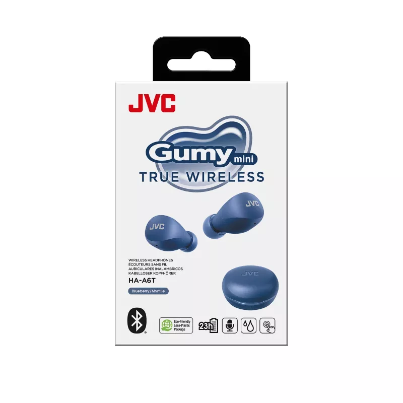 Headset JVC Gumy Mini TWS modrý