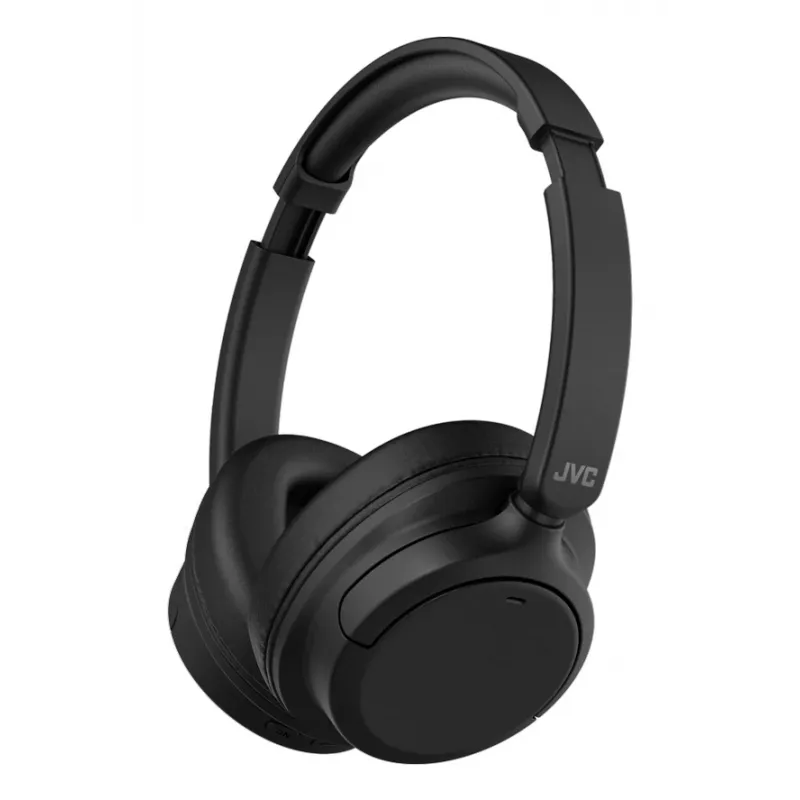 JVC Over-Ear slúchadlá s potlačením hluku, headset, bezdrôtové, cez hlavu, hovory/hudba, USB Type-C, Bluetooth, čierne