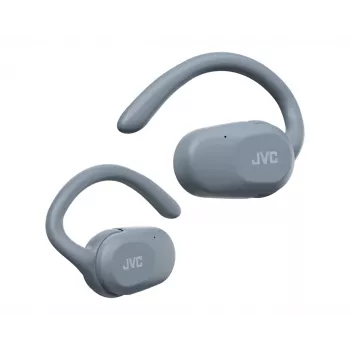 Headset JVC HA-NP40T True Wireless Stereo (TWS) In-Ear slúchadlá s háčikom za ucho Bluetooth, 20–20000 Hz, 10 m, sivá